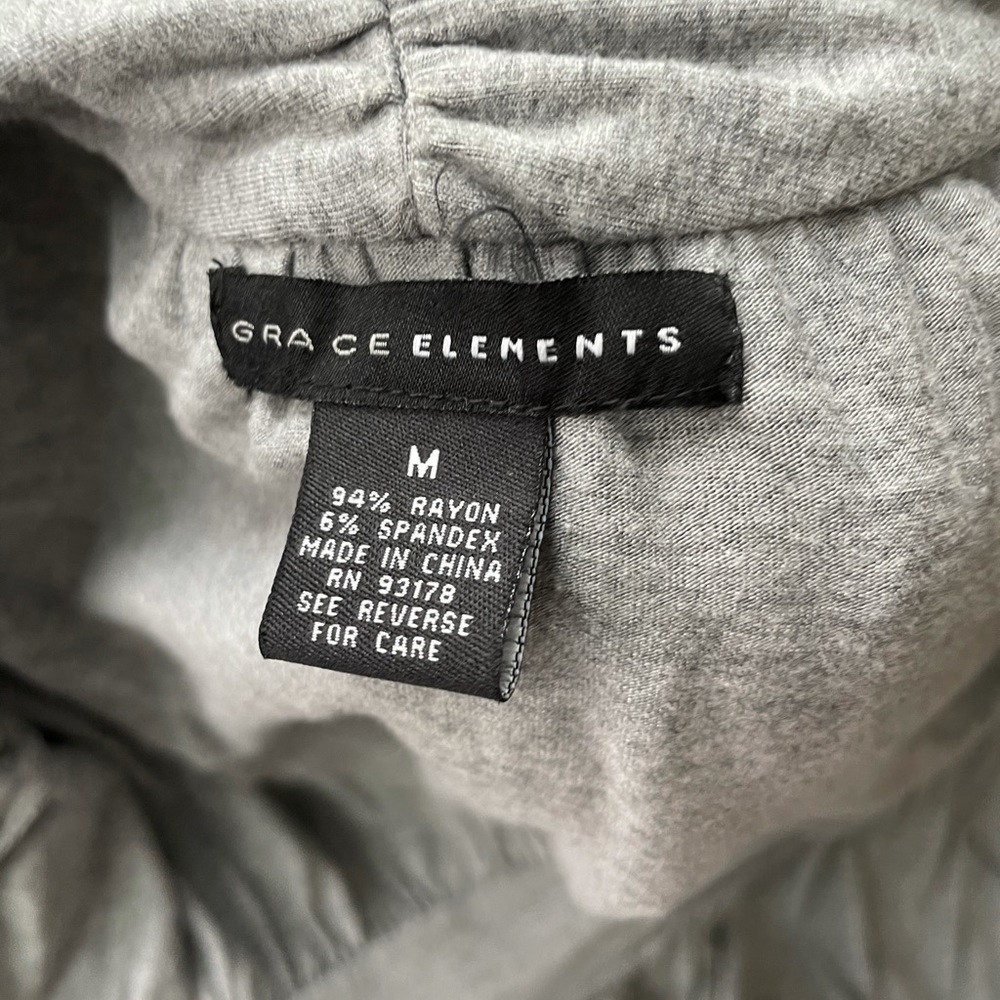 Grace elements gray cardigan M 🖤 - Picture 3 of 5